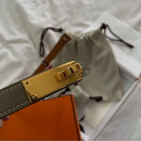 NIB 2024 KELLY BELT IN ETOUPE - Picture 5 of 10
